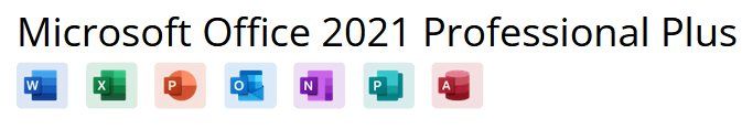 Microsoft Applications: Microsoft Office 2021 Professional Plus Lizenz – D'occasion à Nussbaumen AG par jan.exc 1