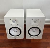 Yamaha HS8W Studiomonitor Paar inkl. Tischstative