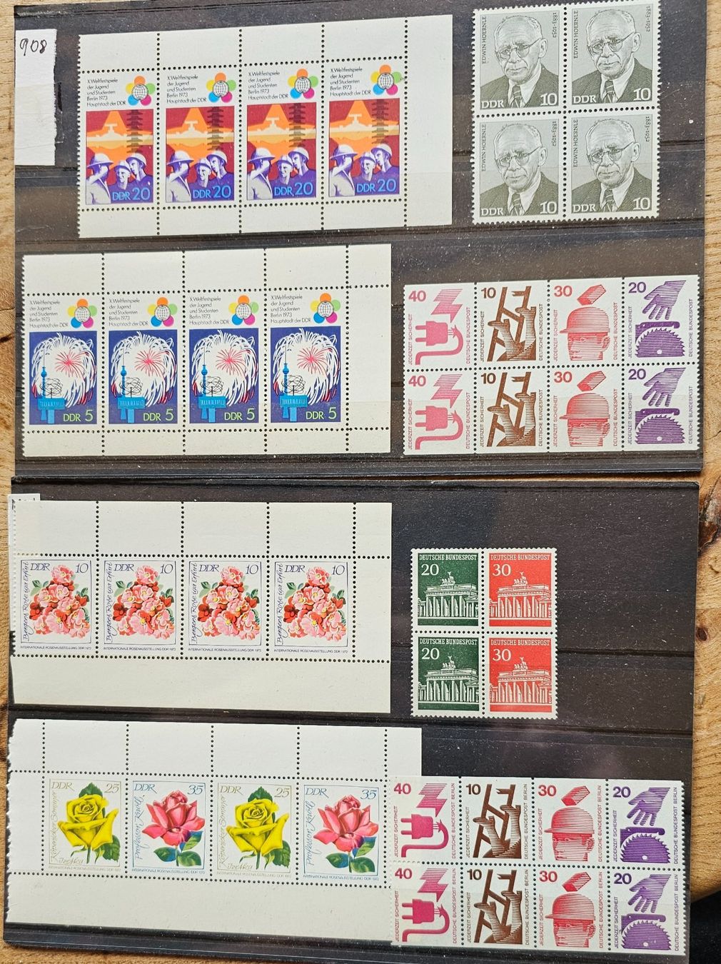 Tutti i francobolli: BRD postfrische Briefmarken ** aus MH – Usato da Les Valettes venduto da Nuba1