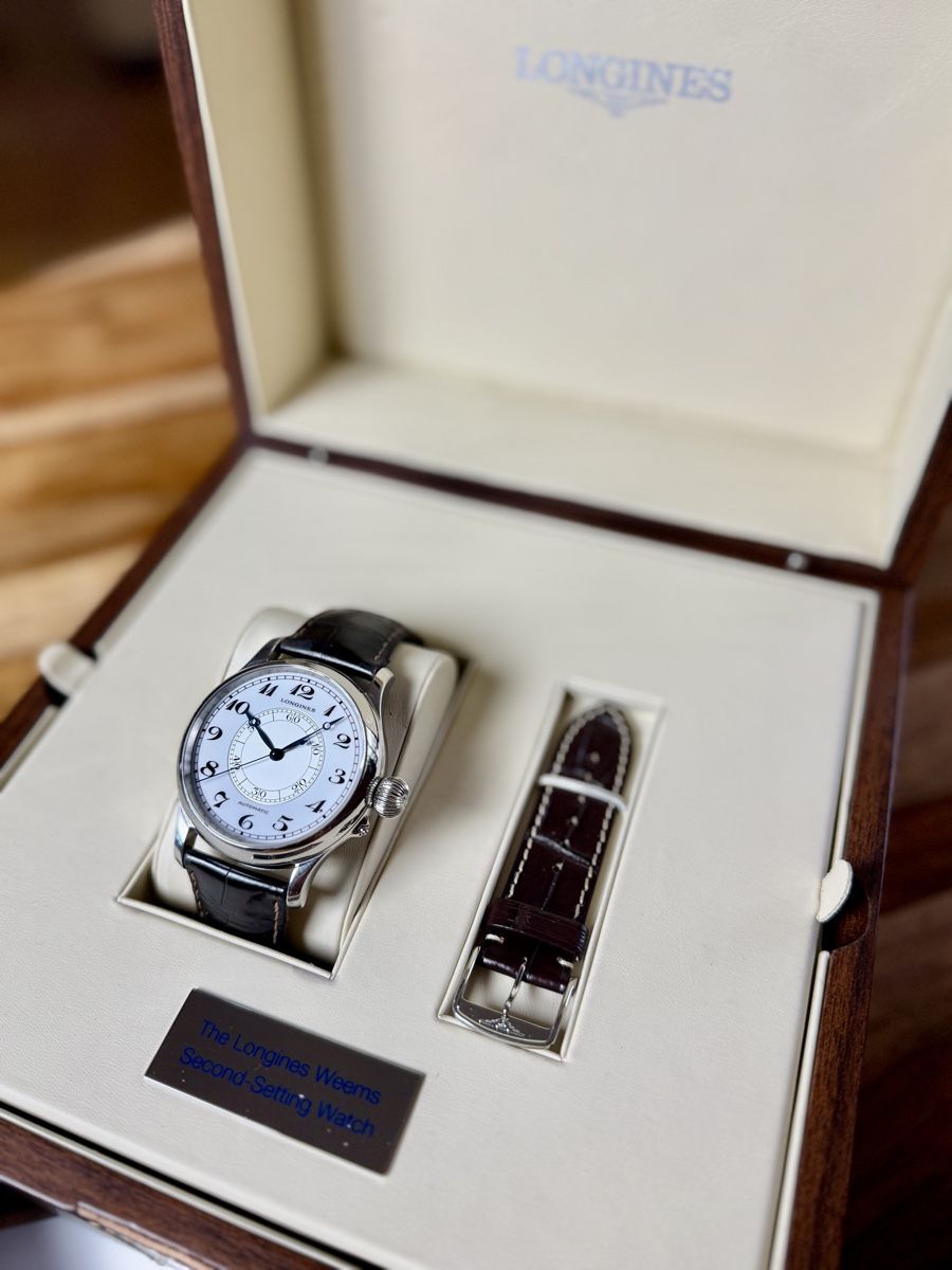 Longines Montres: Longines Weems Second-Setting Watch, Automatic, Top Zustand! – D'occasion à Selzach par rem_c8 2