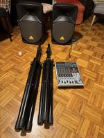 Paire enceintes Behringer Eurolive B112D table mixage Xenyx