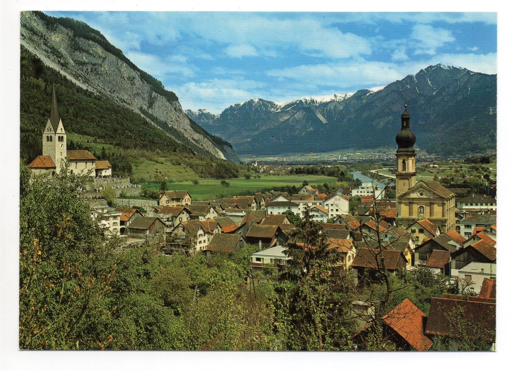 Cartoline postali: DOMAT EMS Blick gegen Chur – Nuovo (secondo la descrizione) da Jona venduto da philajona
