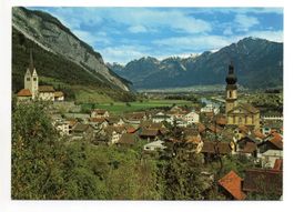 DOMAT EMS Blick gegen Chur