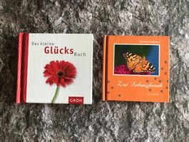 Buch Büchlein Sprüche Lebensfreude + kleines Glücksbuch 2 St