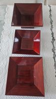 Set Dekoschalen, Holz, japanischer Stil Lackschalen Japan
