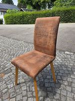 Stuhl aus Wildleder (Kunstleder) 3 Stück