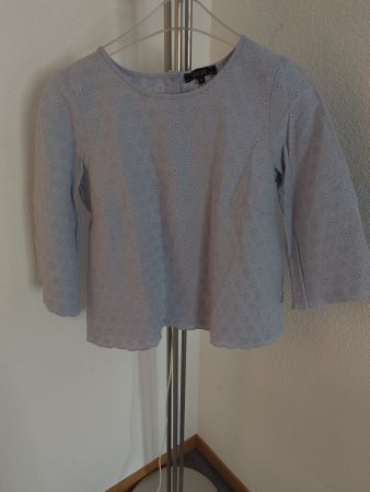 King Louie Bluse hellblau Gr. 36