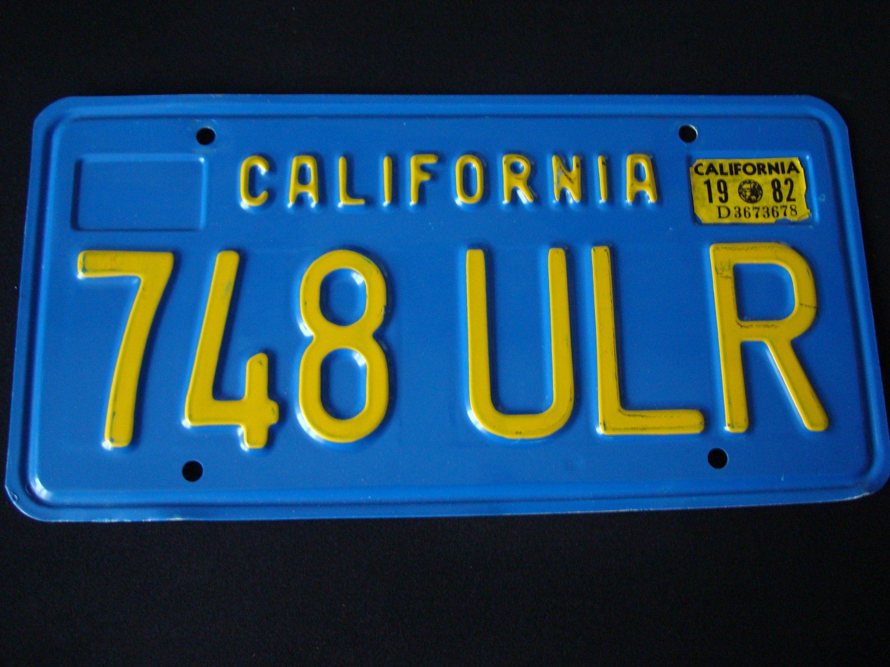 Insegne: CALIFORNIA 748 ULR – Usato da Scherz venduto da 5246