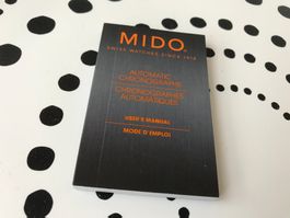 MIDO AUTOMATIC CHRONOGRAPH WATCH UHR OPERATING INSTRUCTIONS