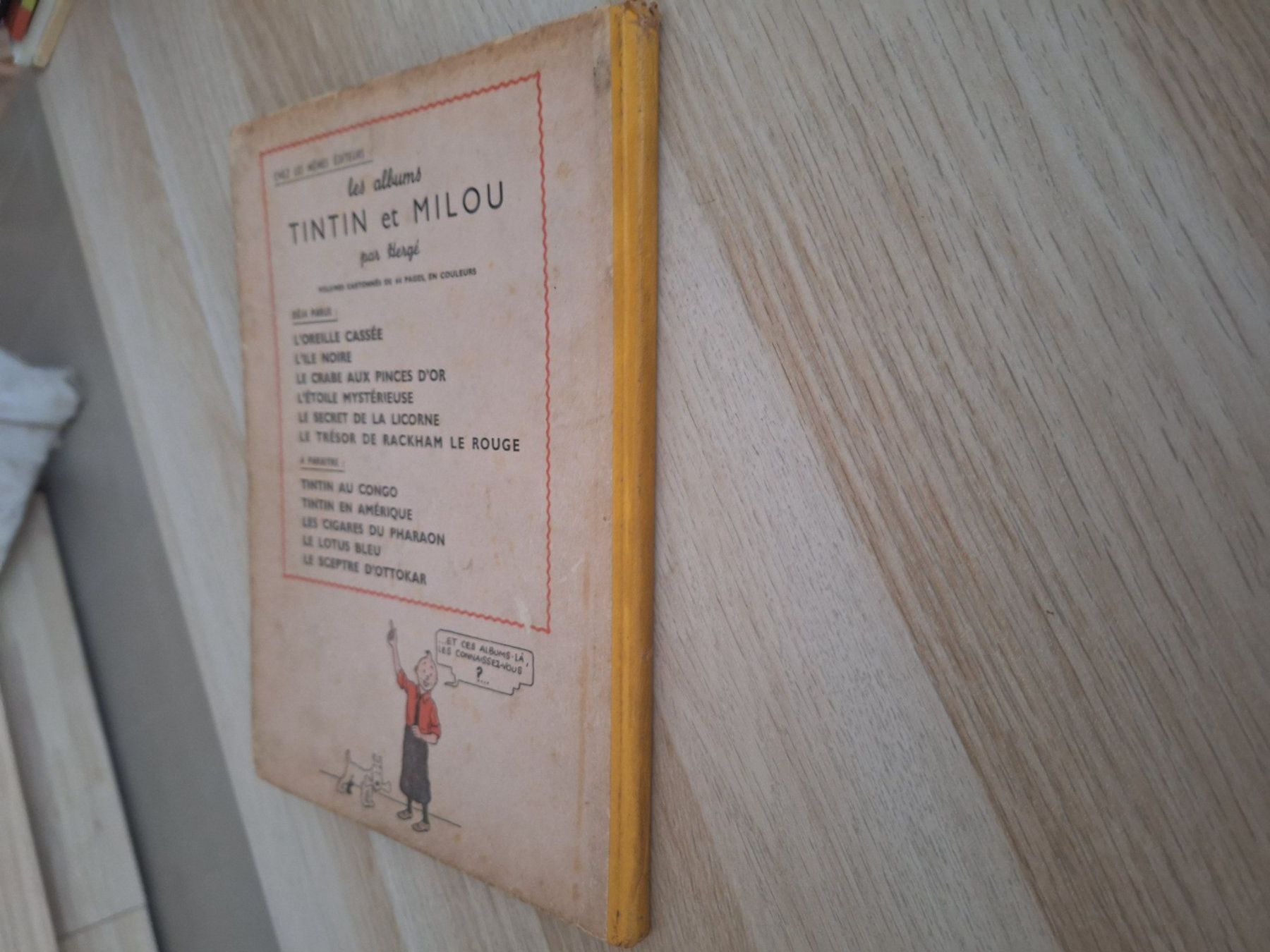 Fumetti: TINTIN / EO 1945 / Le Trésor de Rackham le rouge – Usato da Nyon venduto da beny13 9