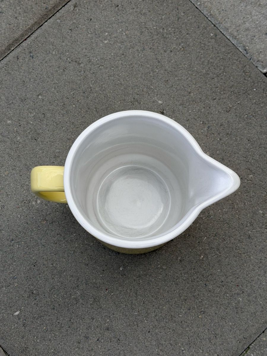 Rössler Caraffe: Rössler Krug Gelb – Usato da Deitingen venduto da Himhip 1