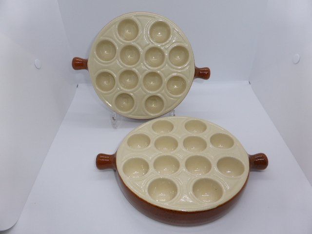 Assiettes à escargots Emile Henry | Selency