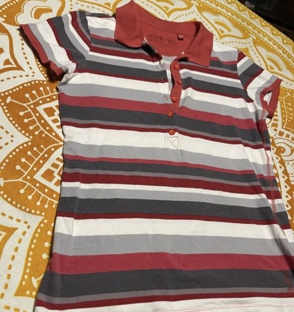Esprit Magliette Polo: Esprit Polo Uomo di cotone a righe-M/L-chic e elegante – Nuovo (secondo la descrizione) da Gordevio venduto da LanaZimm 3