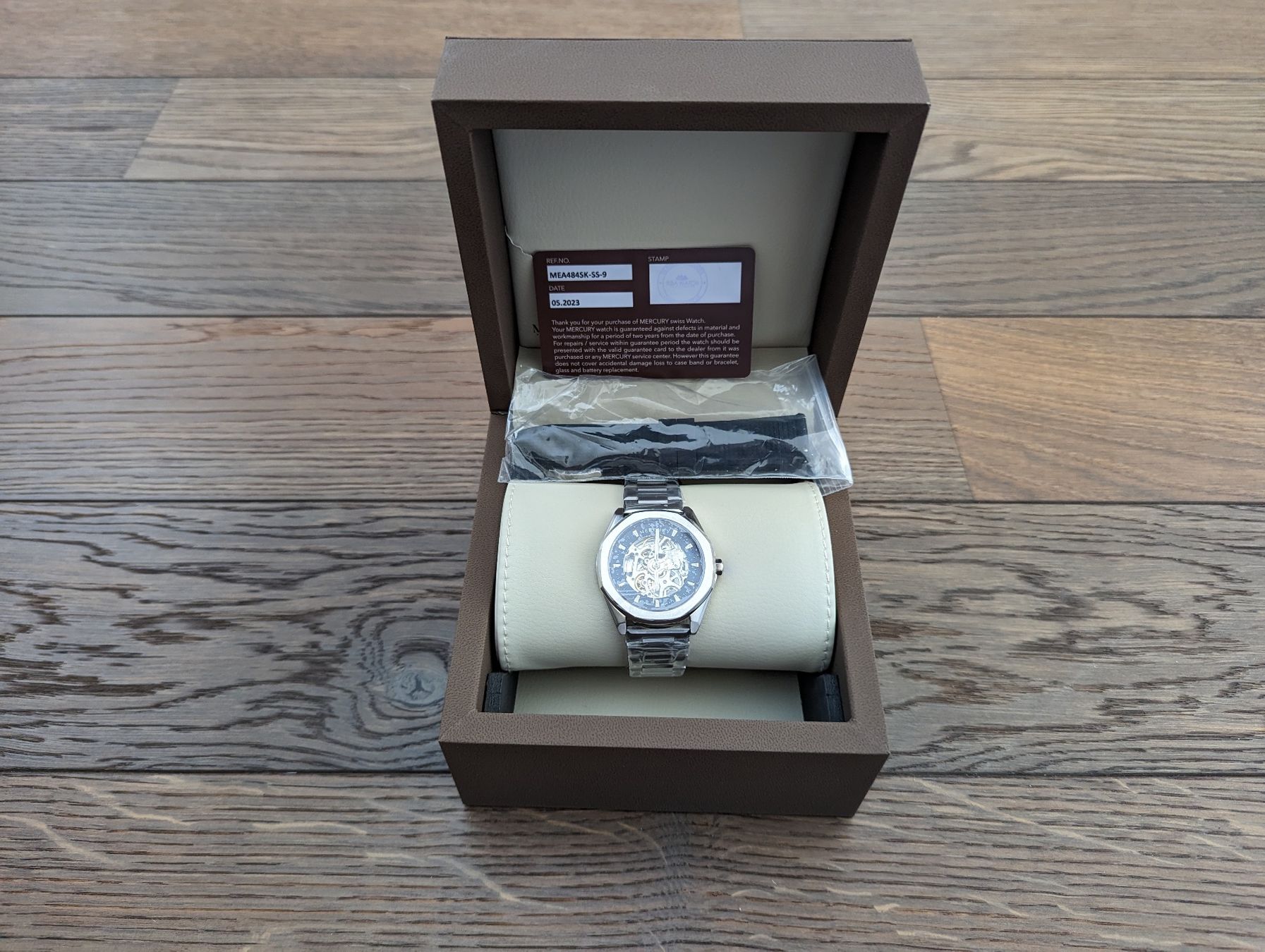 Mercury Orologi: Neue Mercury Skeleton Uhr – Nuovo e nell'imballaggio originale da Kirchberg BE venduto da ErikaL01