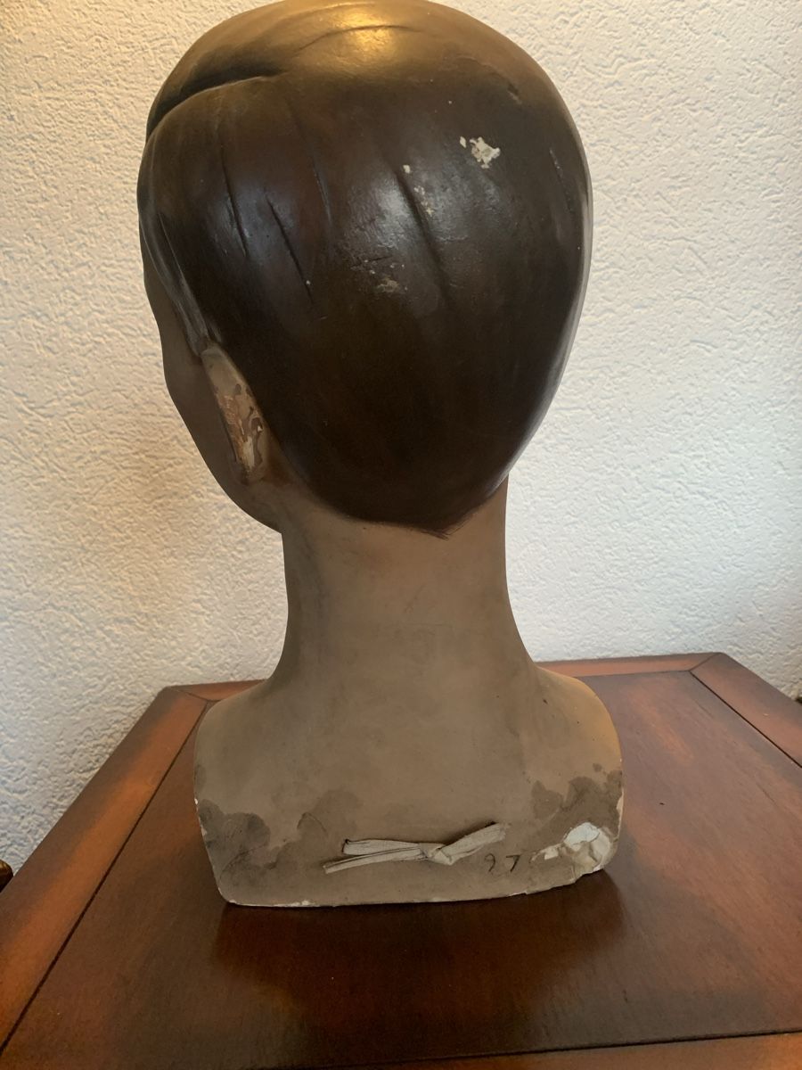 Sculture & Statue: Grosse antike  Original Art Deco Büste – Usato da Rothrist venduto da Oddymanliane 4