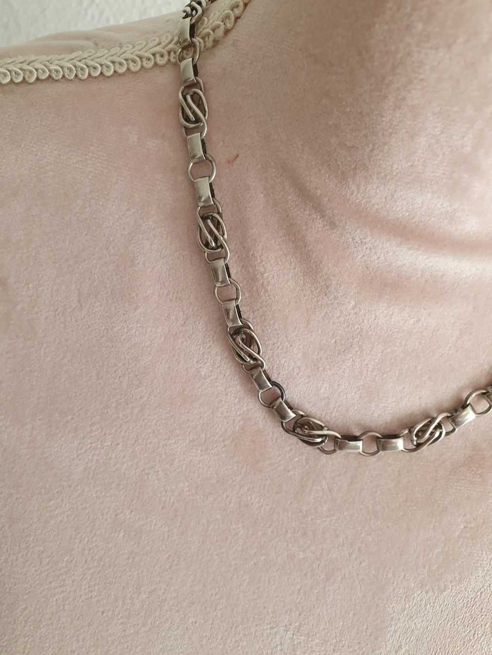 Catenine: Spätes Art-Déco 900er Silber Collier – Usato da Wohlen AG venduto da palmsprings 2