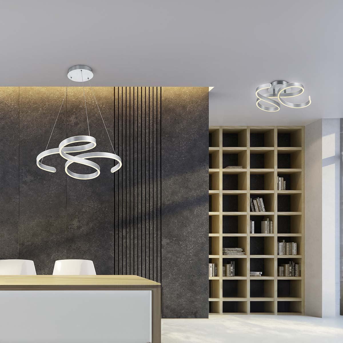 Lampadari & plafoniere: LED Pendelleuchte, Dimmer, 72 cm x 68 cm – Nuovo (secondo la descrizione) da Kreuzlingen venduto da Smart-Light 1