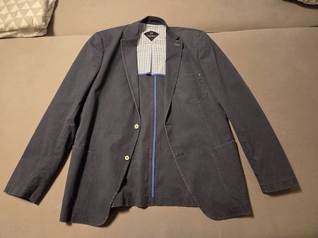 Sakko / Jacket Lang-Grösse 106 dunkelblau