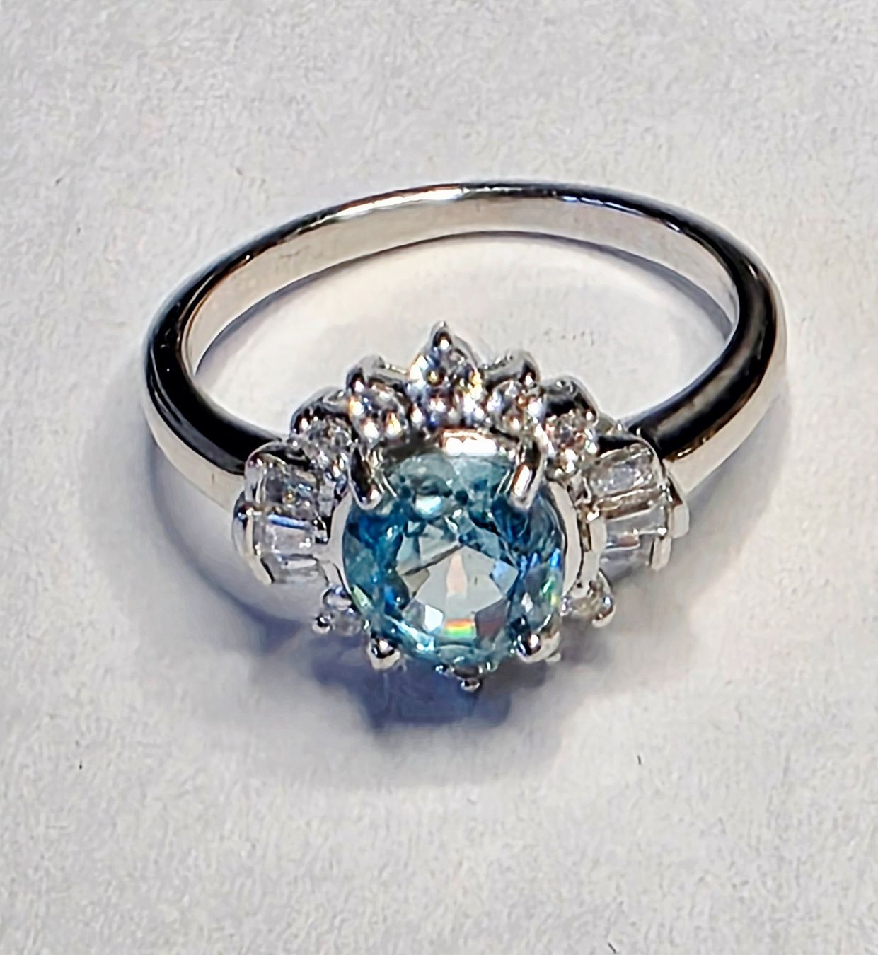 Ringe: Blau Topas Fingerring – Neu (gemäss Beschreibung) aus Zürich von benedikt12