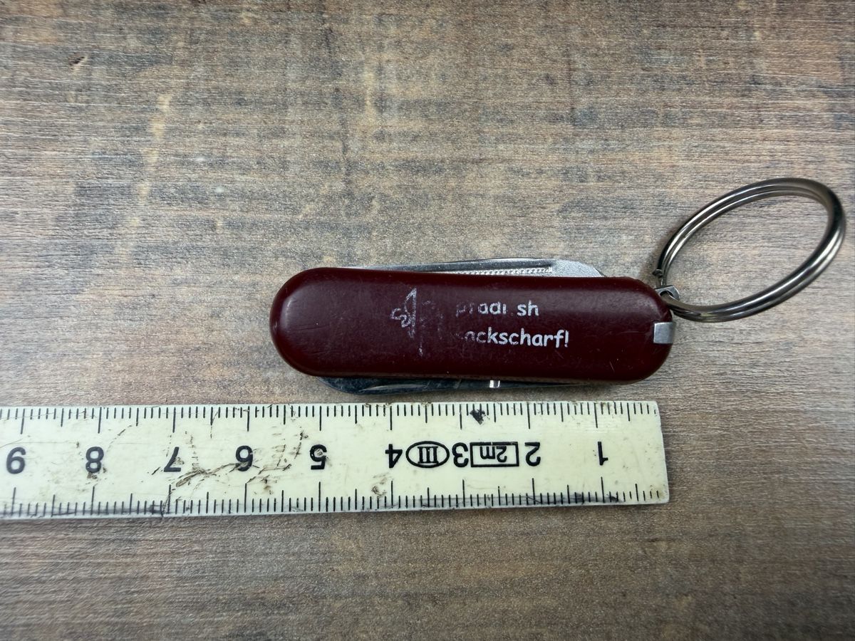 Victorinox Coltelli tascabile: Taschenmesser mit Schere und Schlüsselring Pfadi – Usato da Hallau venduto da R.R.91 4
