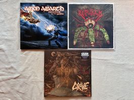 GRAVE/Amon Amarth/Repuked - (SWE) 3x VINYL / Death Metal