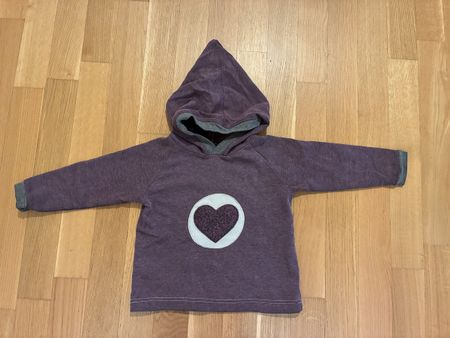 Warmer weicher Pulli ,Hoodie,handmade grösse92 /98 