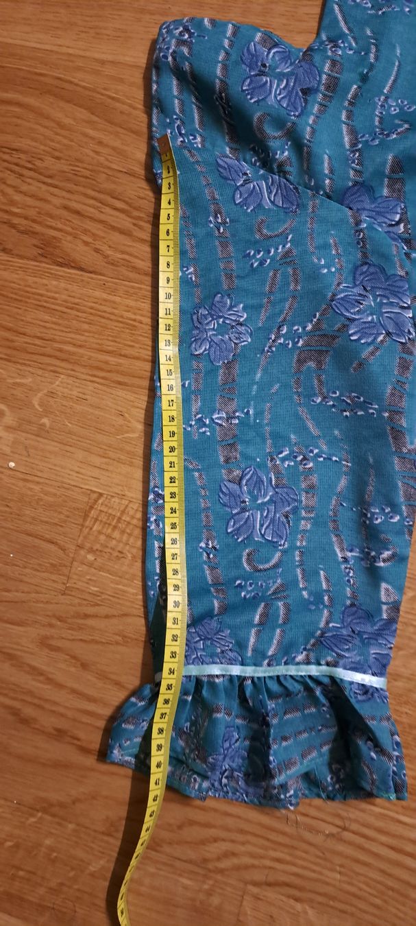 Kleider: Maxi Dress Blue Floral Pattern Acceptable Condition – Gebraucht aus Bern von mahilini 5