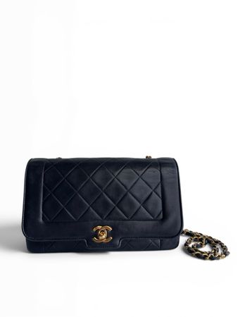 Chanel Black Classic Lambskin Single Flap sac Tasche