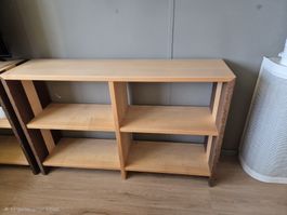 Regal Buche/Nussbaum 2x2 Fächer 
