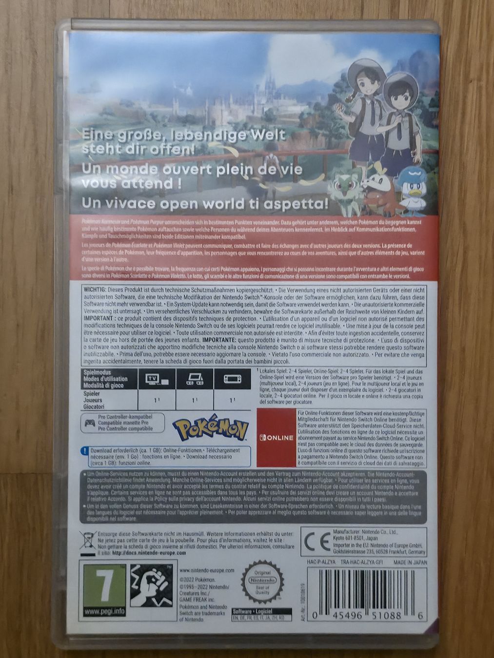 Giochi: Pokemon Purpur - Nintendo Switch – Usato da Zürich venduto da jabo22 1