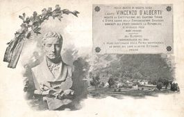 Olivone (TI) Vincenzo d Alberti cartolina commemorativa