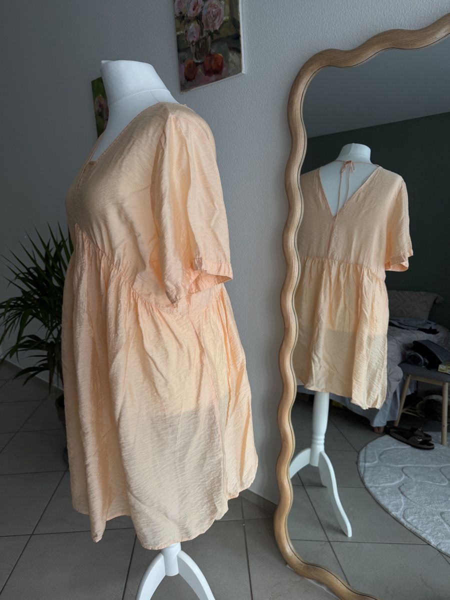 H&M Kleider: Luftiges Sommerkleid / Tunika orange – Gebraucht aus Muttenz von einfach-schoen 1