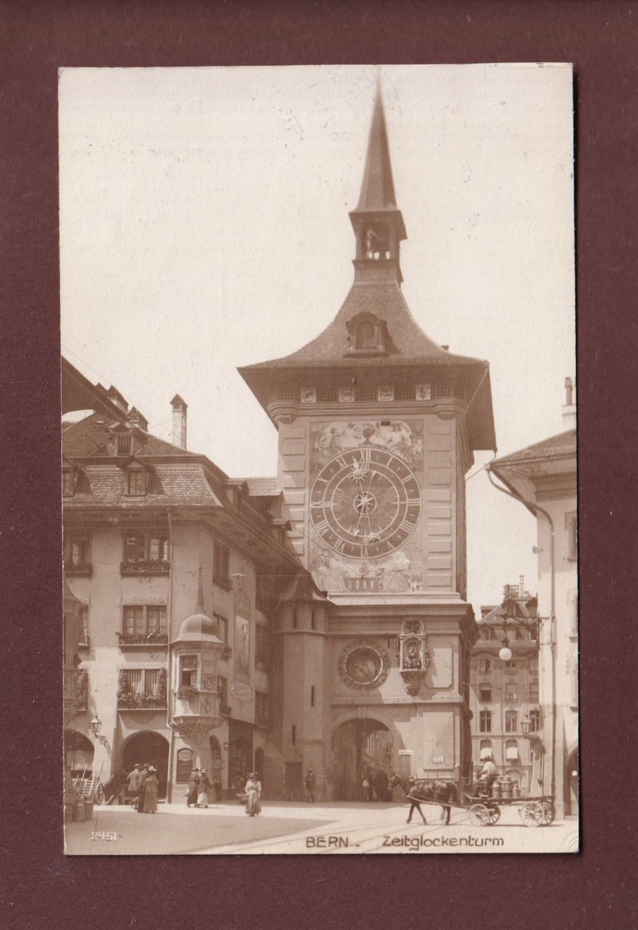 Cartoline postali: BERN - Zeitglockenturm - 1921 – Usato da Pully venduto da nicecards