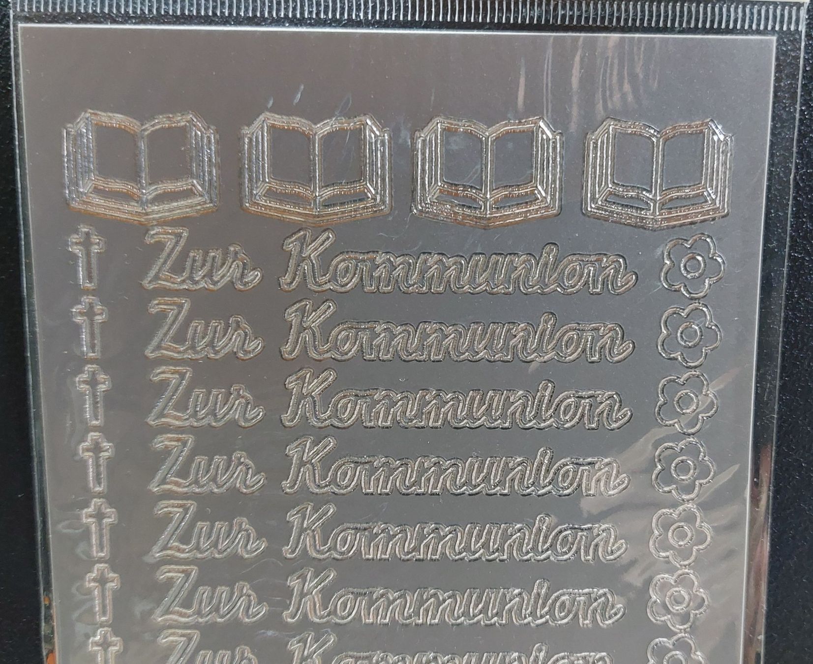 Sticker: Aufkleber "Zur Kommunion" Gold oder Silber / Neupreis 2.90 – Nuovo e nell'imballaggio originale da Zollikofen venduto da Blackie 2