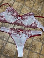 Glamour e elegante trasparente set lingerie-M/L-nuovo