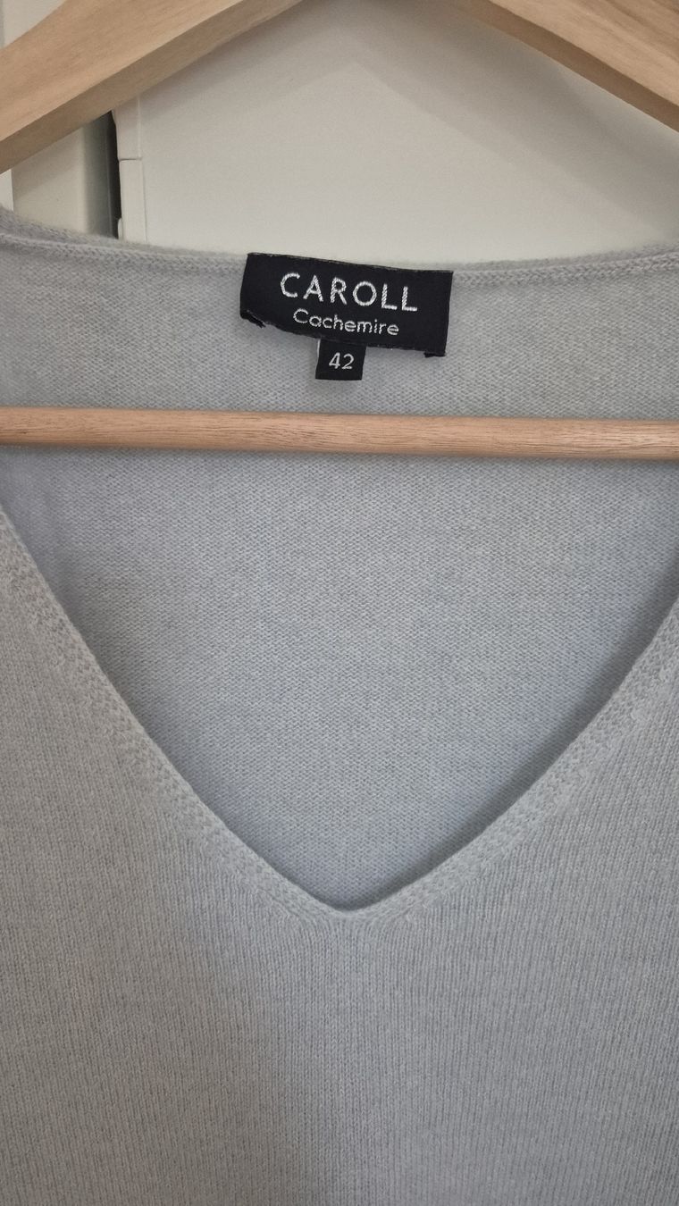 Caroll Maglioni & Felpe: Caroll Kaschmir Pullover hellblau Grösse 42  – Usato da Winterthur venduto da ann_7lxx 1