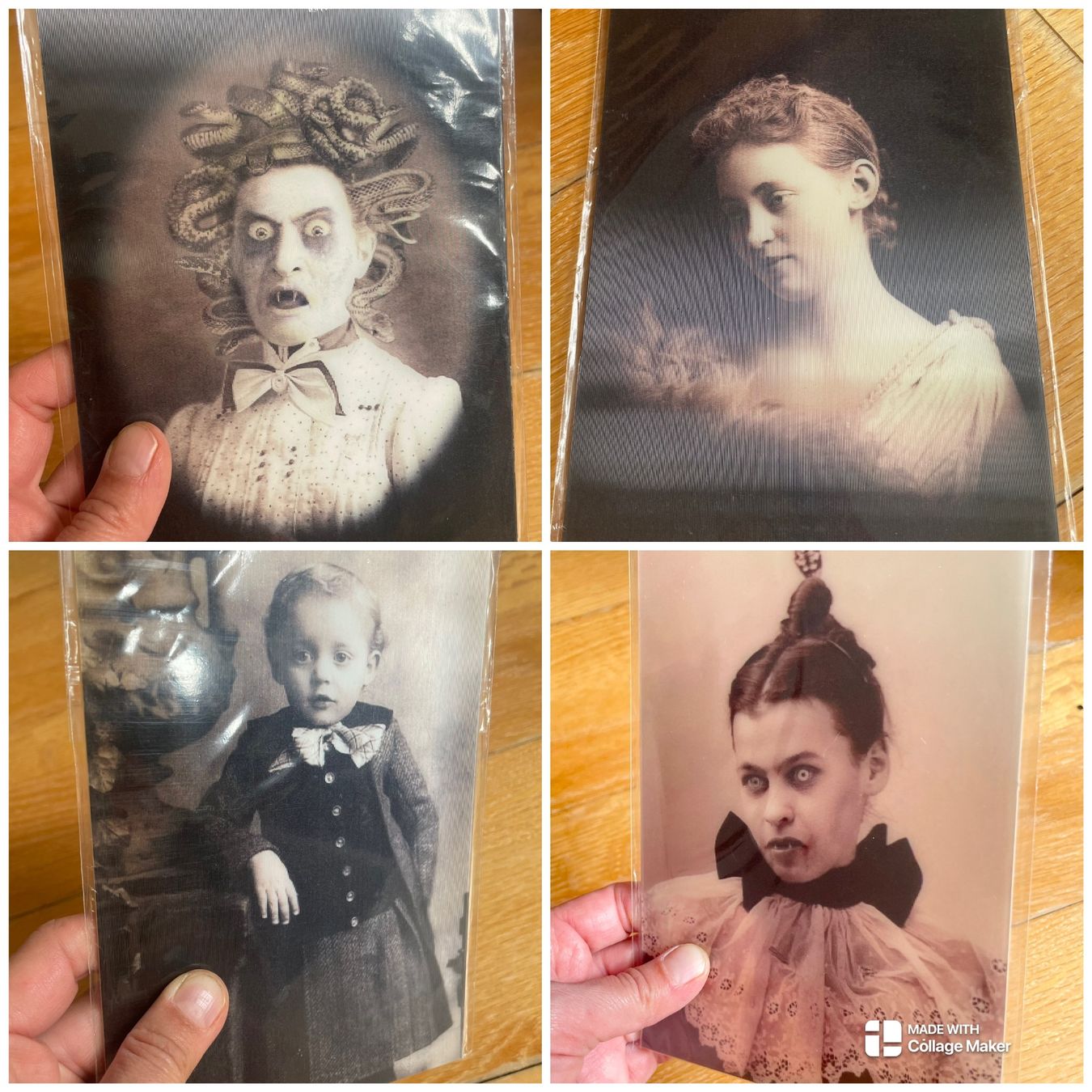 Foto & Immagini: 3D Horror Portrait Bild 5 Stück – Nuovo (secondo la descrizione) da Zürich venduto da iphigenie666