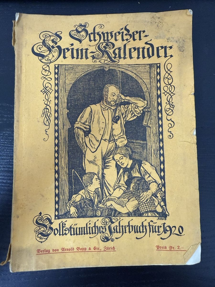 Riviste & Magazine: Schweizer Heim Kalender Magazin 1920 – Usato da Opfikon venduto da BananaGio01