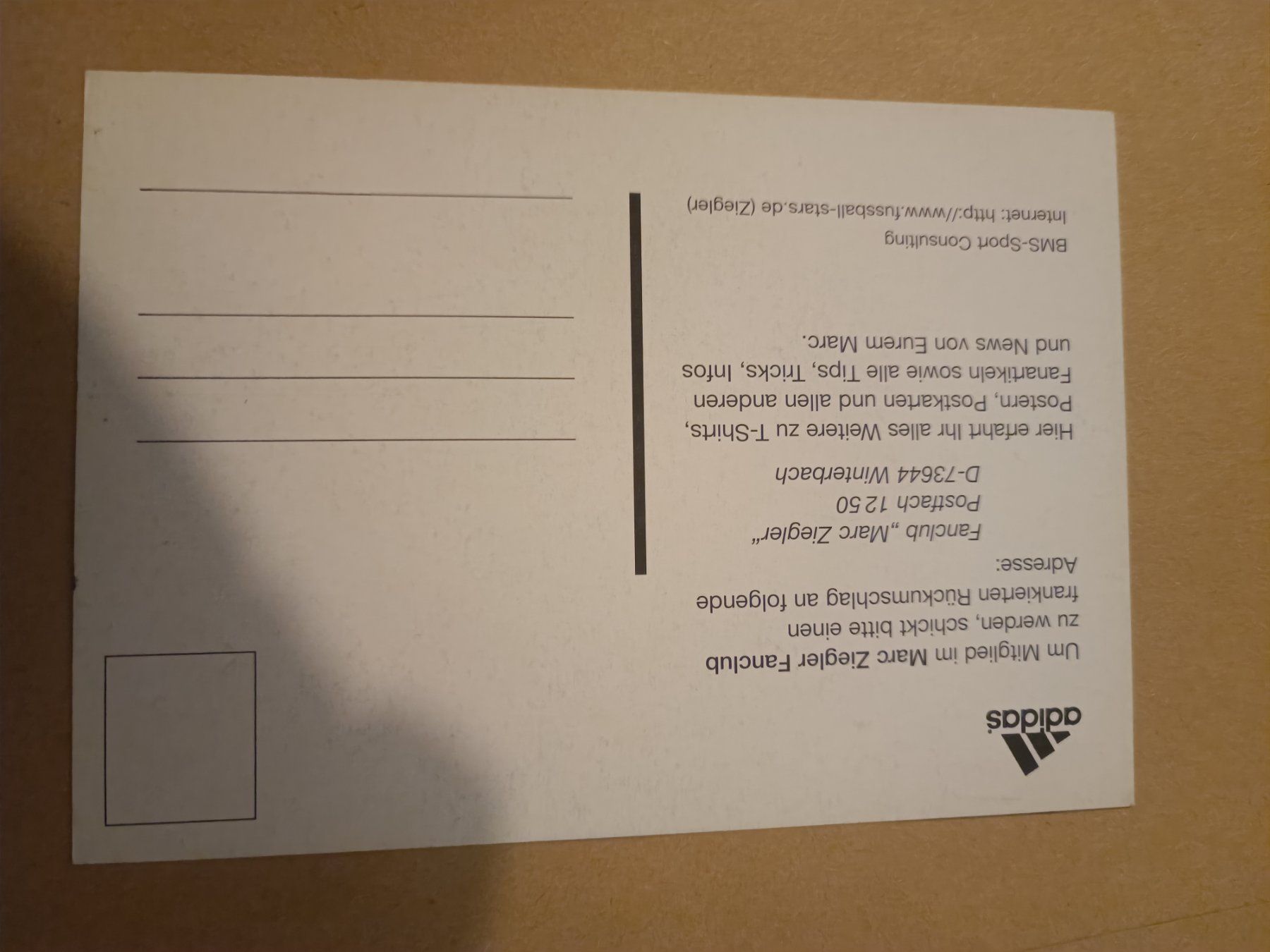 Autografi: Marc Ziegler - VfB Stuttgart - Handsigniert – Usato da Menziken venduto da Artographs 1
