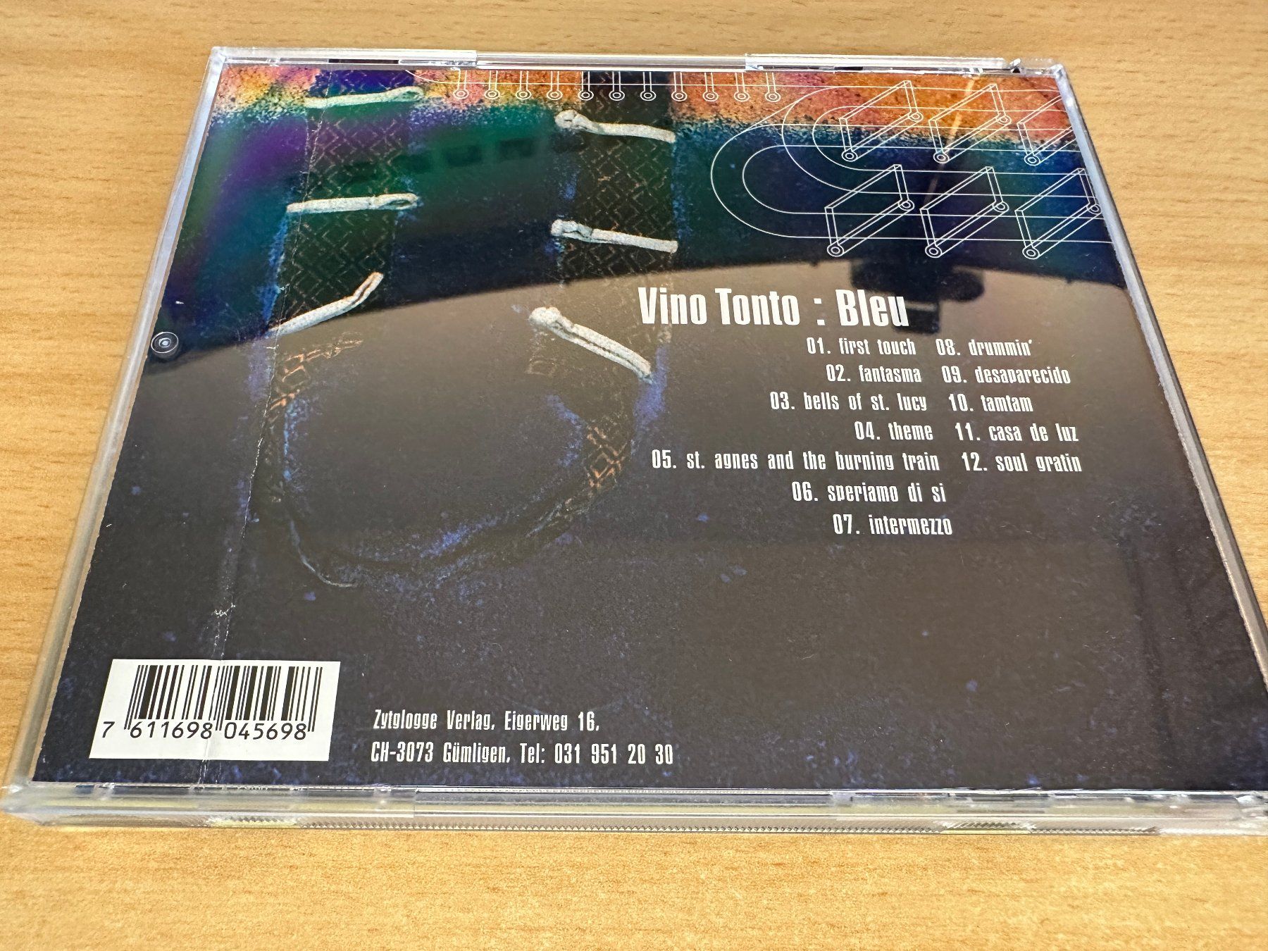 CDs: Vino Tonto – Bleu – Gebraucht aus Rikon im Tösstal von Alpenmutz 1
