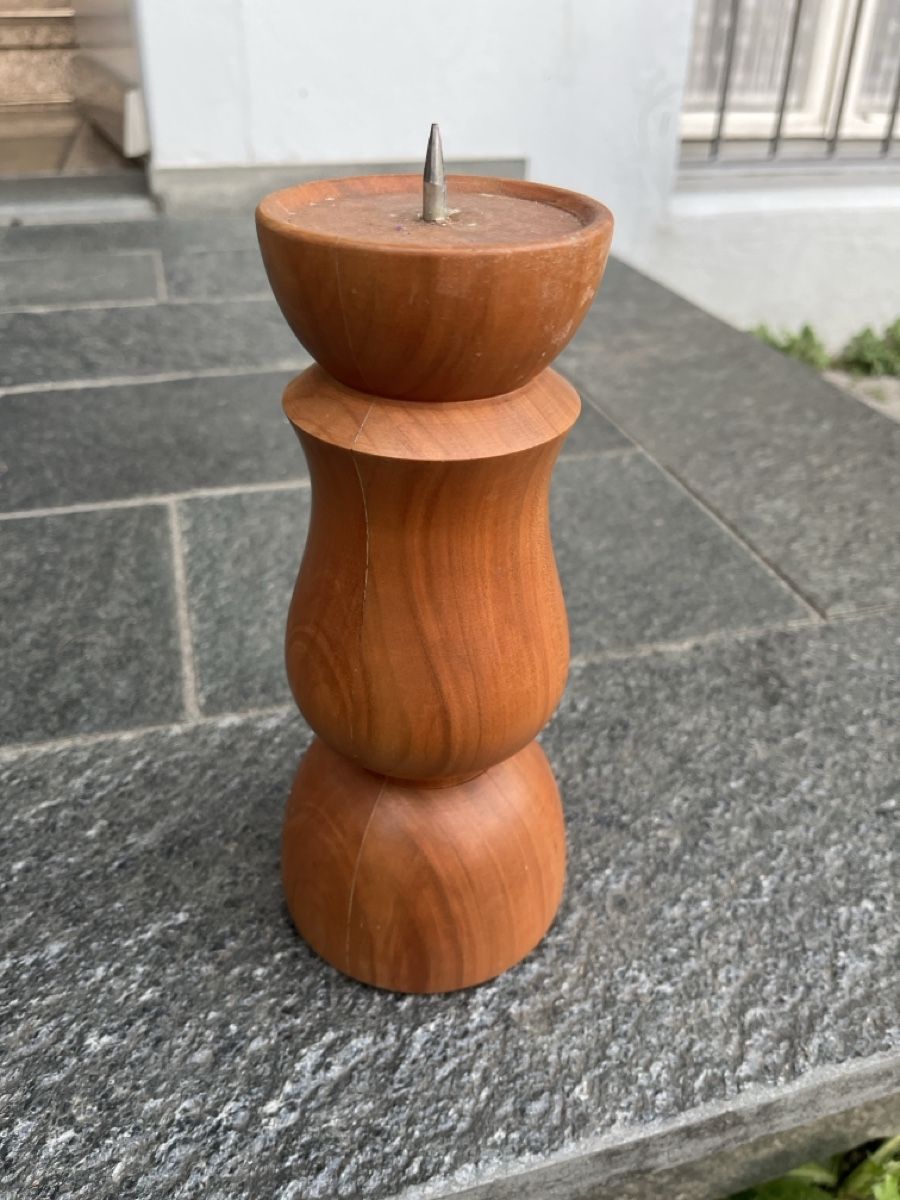 Portacandele: Kerzenständer aus Holz  – Usato da Widnau venduto da bogi012 1