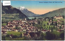 Schwyz - Kollegium Maria Hilf - Litho