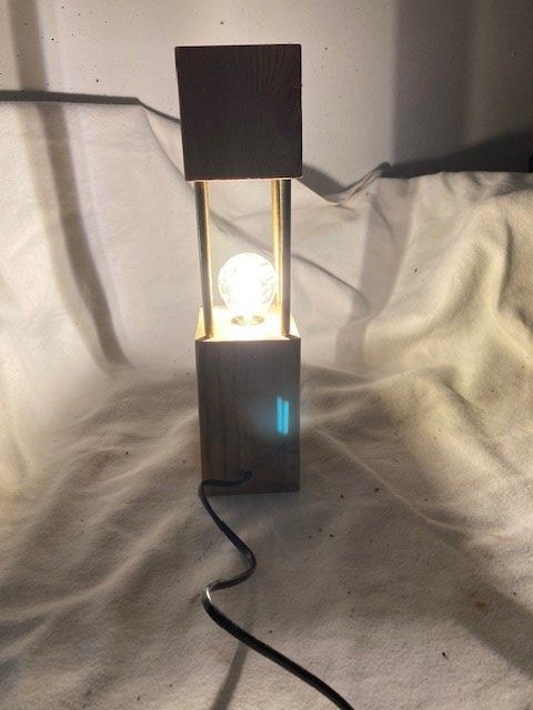 Lampade: Holzbalken Stehlampe 230V self Made – Nuovo (secondo la descrizione) da Naters venduto da sch_9fvg 5