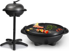 TRISTAR BQ Barbecue - Elektrogrill (Schwarz) platzsparend