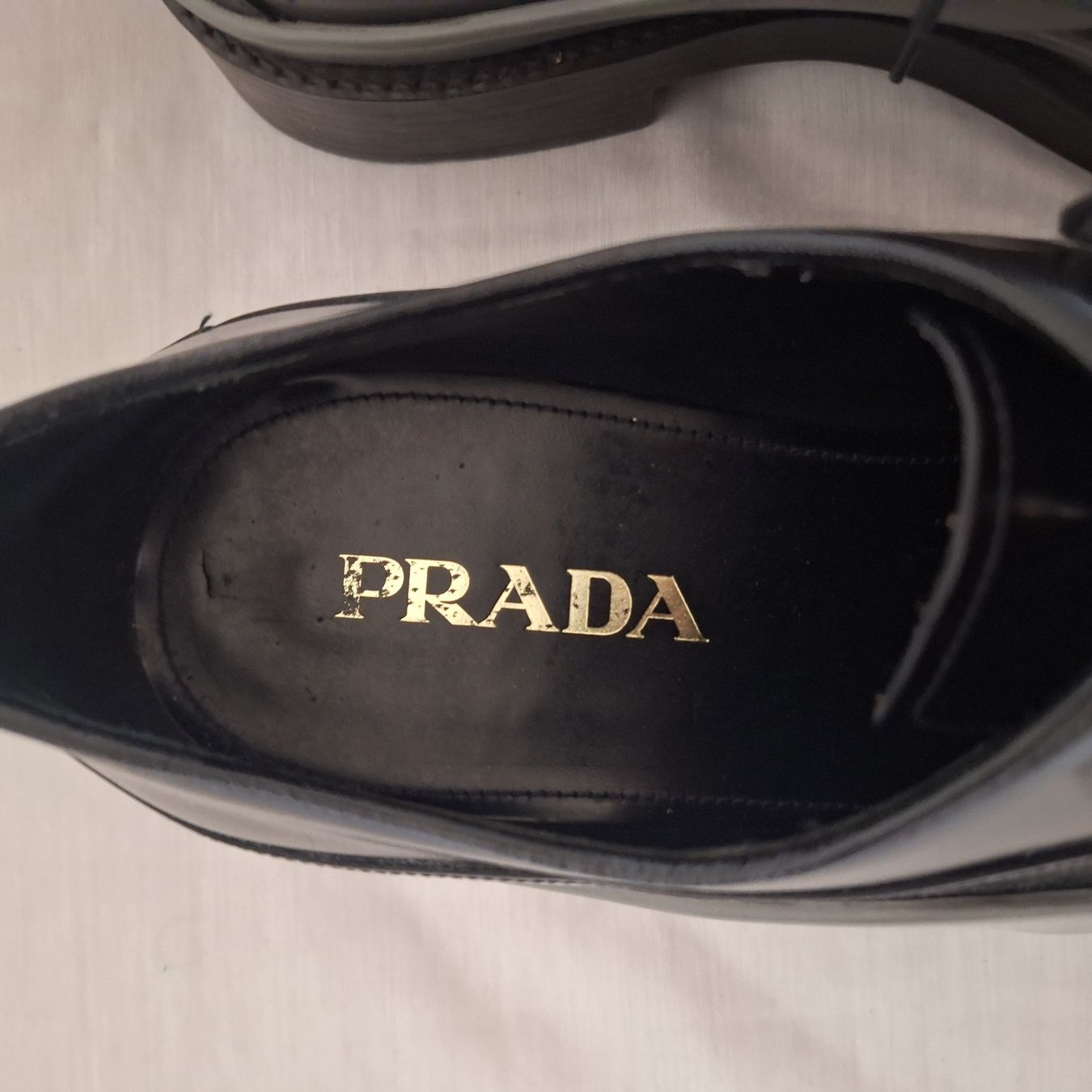 Prada Scarpe da uomo: PRADA Derby Loafer Gr. 44 Schwarz – Usato da Kilchberg ZH venduto da mrmame 3