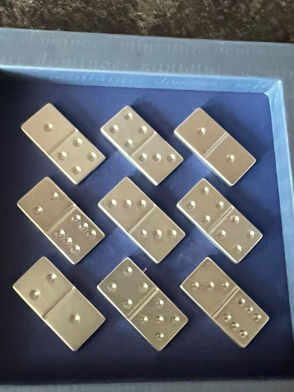 Giochi: Dominos sacchi aus Metal – Usato da Deitingen venduto da Himhip 3