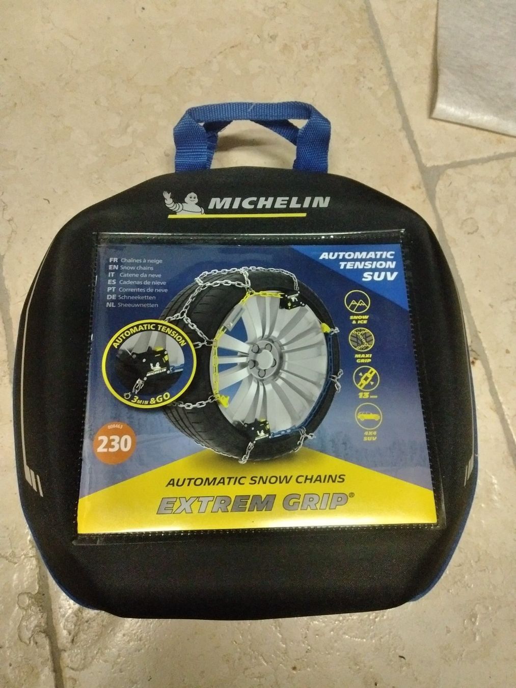 Chaînes à neige: Chaînes à neige Michelin – Neuf avec emballage d'origine à Les Prés-d'Orvin par nalyne