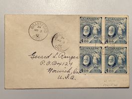 Kanada 1947, Alexander Graham Bell, 4er B. gest. Brantford
