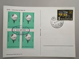 Ballonpost Mustermesse Basel 1956