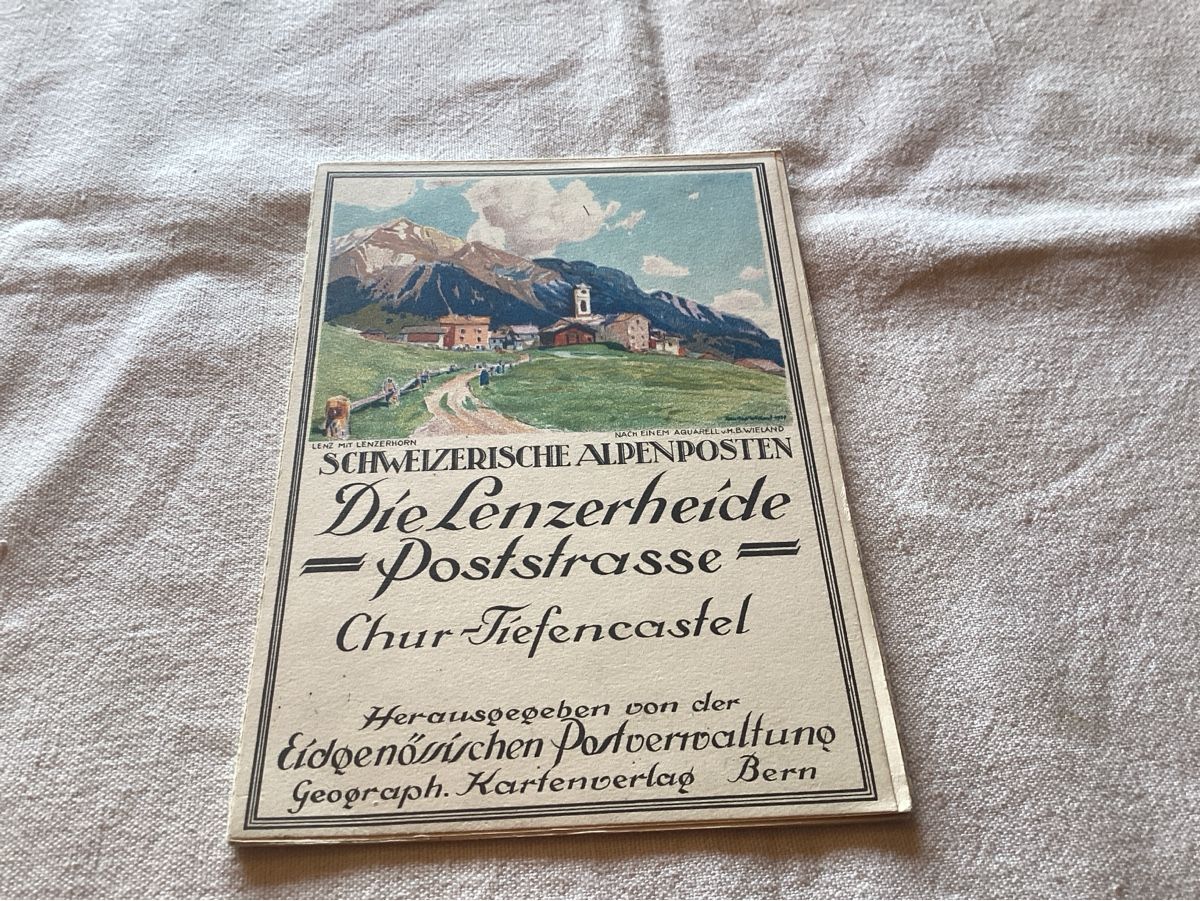 Ansichtskarten: Lenzerheide poststrasse – Gebraucht aus Luc (Ayent) von Rebouille